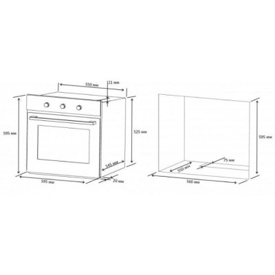 Духовой шкаф Eleyus LEONA 6006 IS Духовой шкаф Eleyus LEONA 6006 IS