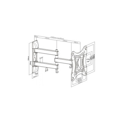 Кронштейн ITech LCD53B WHITE