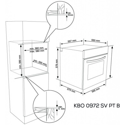 Духова шафа Kernau KBO 0972 SV PT B Духова шафа Kernau KBO 0972 SV PT B