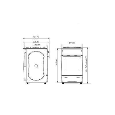 Плита Grunhelm G4F5600W Плита Grunhelm G4F5600W