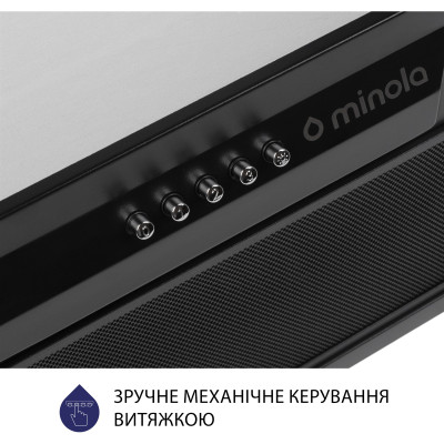 Витяжка кухонна Minola HBI 53240 BL 800 LED