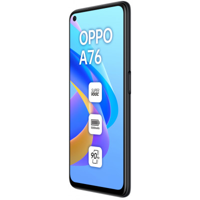 Мобильный телефон Oppo A76 4/128GB Glowing Black (OFCPH2375_BLACK)
