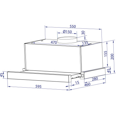 Вытяжка кухонная Minola HTL 6614 I 1000 LED Вытяжка кухонная Minola HTL 6614 I 1000 LED