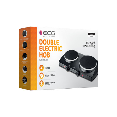 Настольная плита ECG EV 2512 Black Настольная плита ECG EV 2512 Black