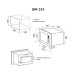 Микроволновая печь Perfelli BM 255 BIX Микроволновая печь Perfelli BM 255 BIX