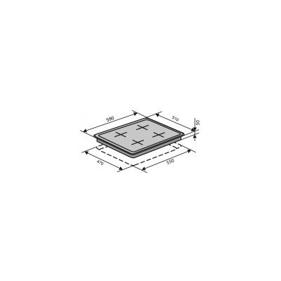 Варочна поверхня Ventolux HG E7 CEST (X)