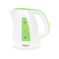 Електрочайник Saturn ST-EK8436U White/Lt.Green Електрочайник Saturn ST-EK8436U White/Lt.Green