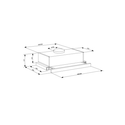 Вытяжка кухонная Eleyus BREEZE 700 50 IS Вытяжка кухонная Eleyus BREEZE 700 50 IS
