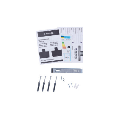 Витяжка кухонна Minola HDN 6222 WH/INOX 700 LED