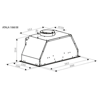 Вытяжка кухонная Gunter&Hauer ATALA 1060 BI