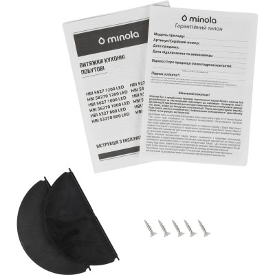 Вытяжка кухонная Minola HBI 5227 GR 700 LED