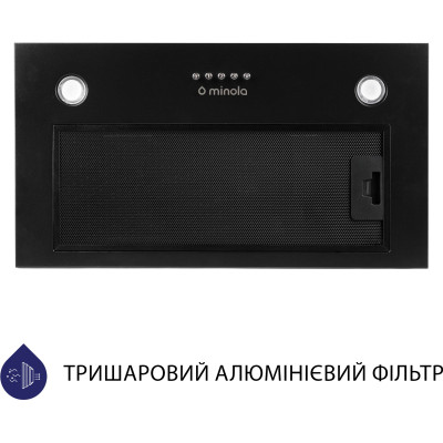 Витяжка кухонна Minola HBI 53270 BL 800 LED