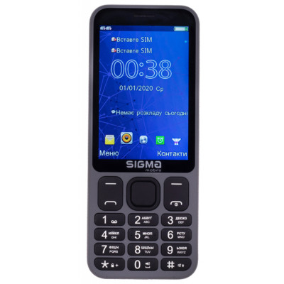 Мобільний телефон Sigma X-style 351 LIDER Grey (4827798121955)