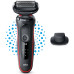 Електробритва Braun Series 5 51-R1200s BLACK / RED Електробритва Braun Series 5 51-R1200s BLACK / RED