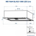 Вытяжка кухонная Minola HBI 7664 BL GLASS 1000 LED Line