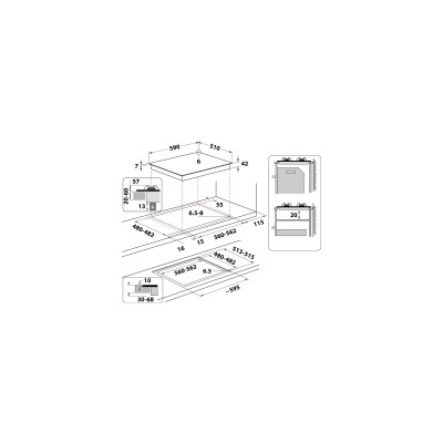 Варочна поверхня Whirlpool GOA6425/NB1 Варочна поверхня Whirlpool GOA6425/NB1