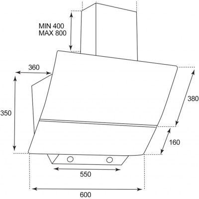 Вытяжка кухонная Grunhelm GVN 1030 BX