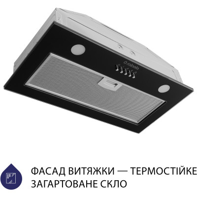 Витяжка кухонна Minola HBI 5262 BL GLASS 700 LED