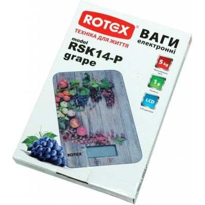 Весы кухонные Rotex RSK14-P Grape