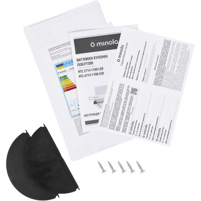 Витяжка кухонна Minola HTL 5714 WH 1100 LED Витяжка кухонна Minola HTL 5714 WH 1100 LED