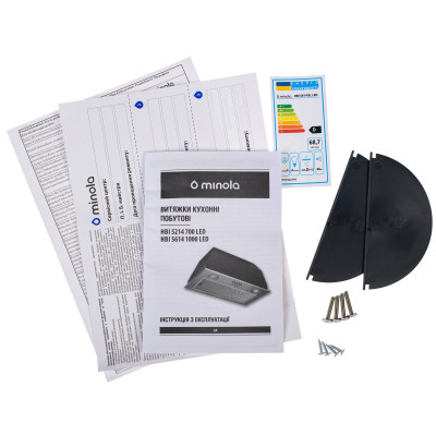 Вытяжка кухонная Minola HBI 5614 BL 1000 LED