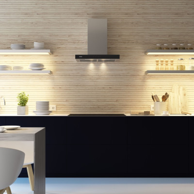 Вытяжка кухонная Eleyus ONIX 1200 LED 60 IS+BL Вытяжка кухонная Eleyus ONIX 1200 LED 60 IS+BL