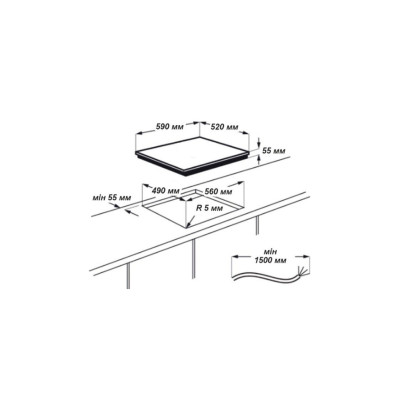Варочна поверхня Grunhelm GPI 610 B