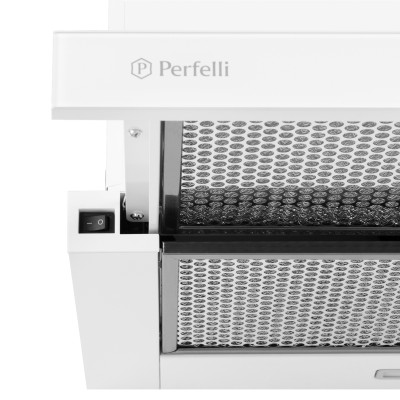 Витяжка кухонна Perfelli TL 6333 WH 700 LED GLASS