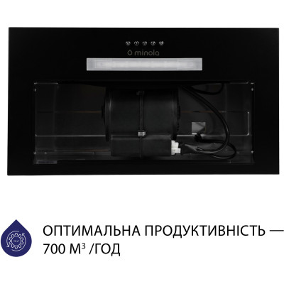 Витяжка кухонна Minola HBI 5223 BL 700 LED