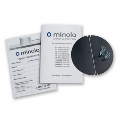 Витяжка кухонна Minola HTL 5612 WH 1000 LED