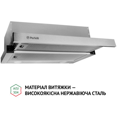 Витяжка кухонна Perfelli TL 5212 I 700 LED