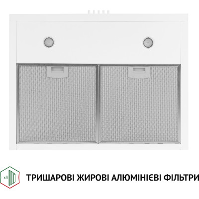 Витяжка кухонна Perfelli K 6402 WH 850 LED