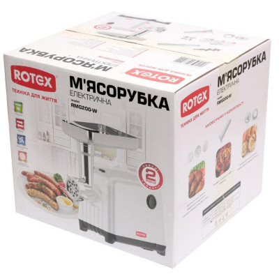 Мясорубка Rotex RMG200-W Мясорубка Rotex RMG200-W