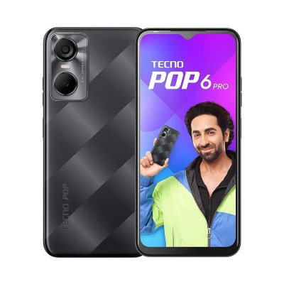 Мобільний телефон Tecno BE8 (POP 6 Pro 2/32Gb) Polar Black (4895180785511)
