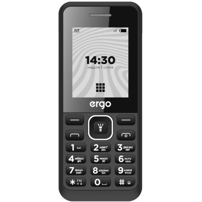Мобільний телефон Ergo B242 Black Мобільний телефон Ergo B242 Black