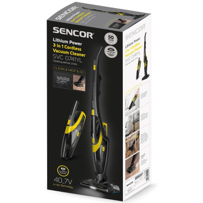 Пылесос Sencor SVC0741YL-EUE3
