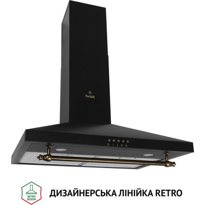 Витяжка кухонна Perfelli K 62320 BL 700 LED RETRO