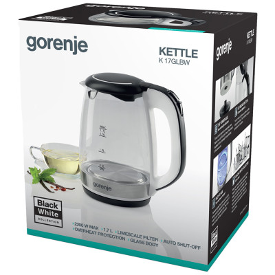 Электрочайник Gorenje K17GLBW