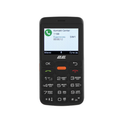 Мобільний телефон 2E T180 MAX Black (688130251051)