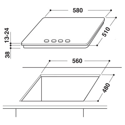 Варочная поверхность Whirlpool AKR313/IX