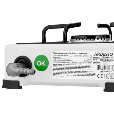 Настольная плита Ardesto GTC-NS1011W Настольная плита Ardesto GTC-NS1011W