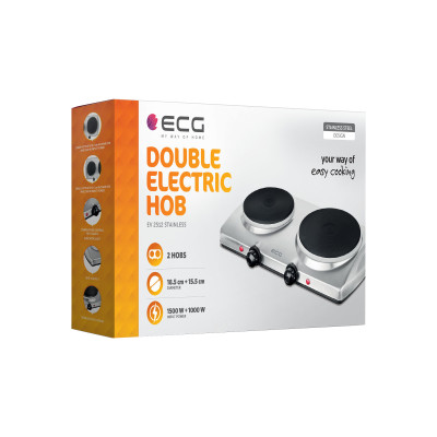 Настольная плита ECG EV 2512 Stainless Настольная плита ECG EV 2512 Stainless