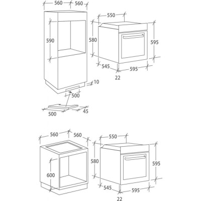 Духова шафа Candy FCP615NXL/E1 Духова шафа Candy FCP615NXL/E1