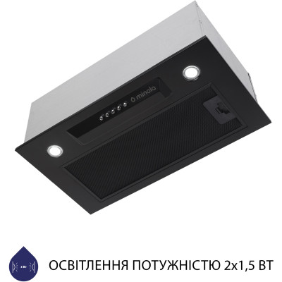 Витяжка кухонна Minola HBI 53240 BL 800 LED