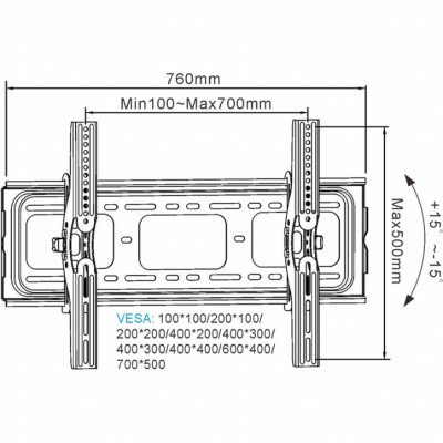 Кронштейн Charmount CT-PLB-E70
