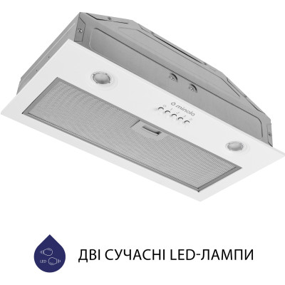 Вытяжка кухонная Minola HBI 5204 WH 700 LED