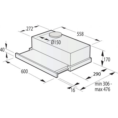 Вытяжка кухонная Gorenje TH62E4X