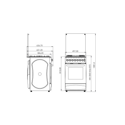 Плита Grunhelm G4FG5612W Плита Grunhelm G4FG5612W