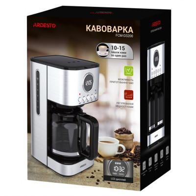 Кофеварка Ardesto FCM-D3200 Кофеварка Ardesto FCM-D3200