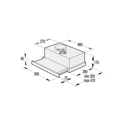 Витяжка кухонна Gorenje BHP523E10X